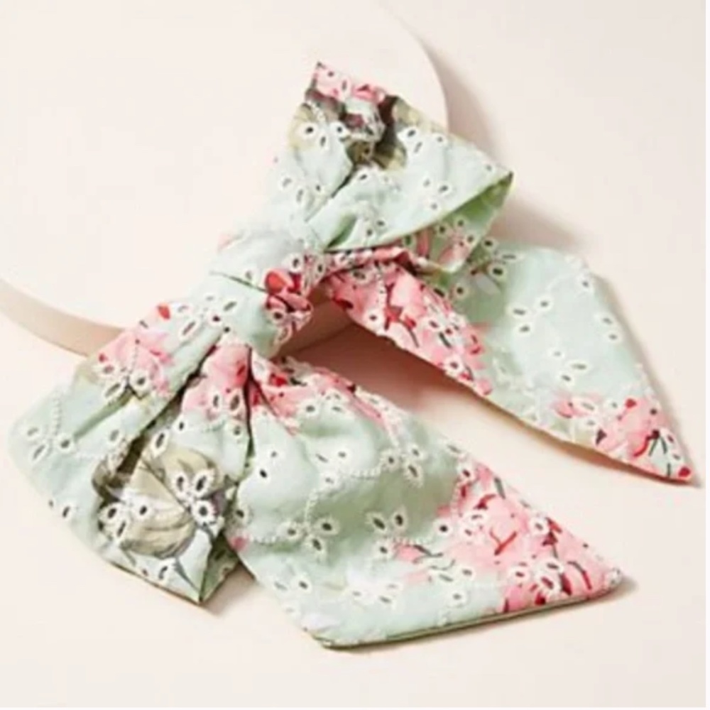 Antonia Floral Boho Hipster Hippie Art Deco Farm Hip Art Hair Clip Bow Barrette